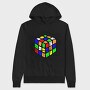 Color Block Cube, Hanorac Oversize Barbati (Unisex)