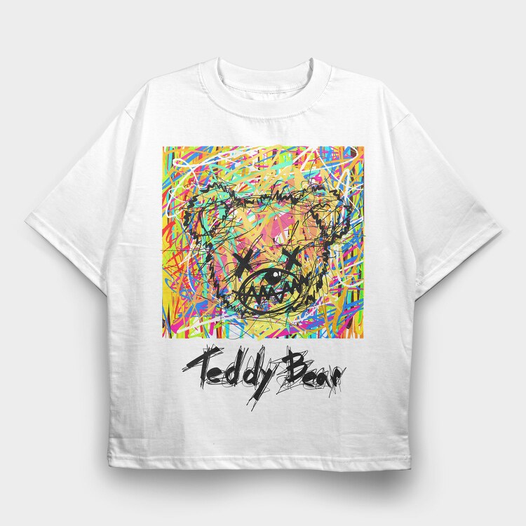 Colorful Chaos Vibes, Tricou Oversize Barbati (Unisex)