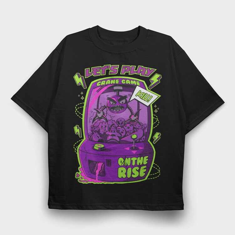 Crane Game Kill, Tricou Oversize Barbati (Unisex)