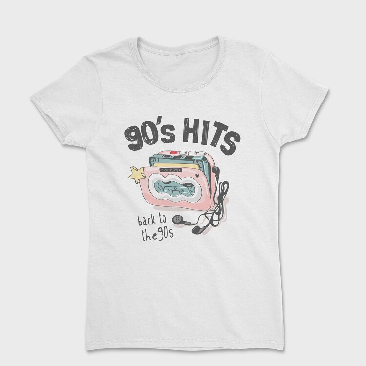 90s Boombox Vibes, Tricou Femei