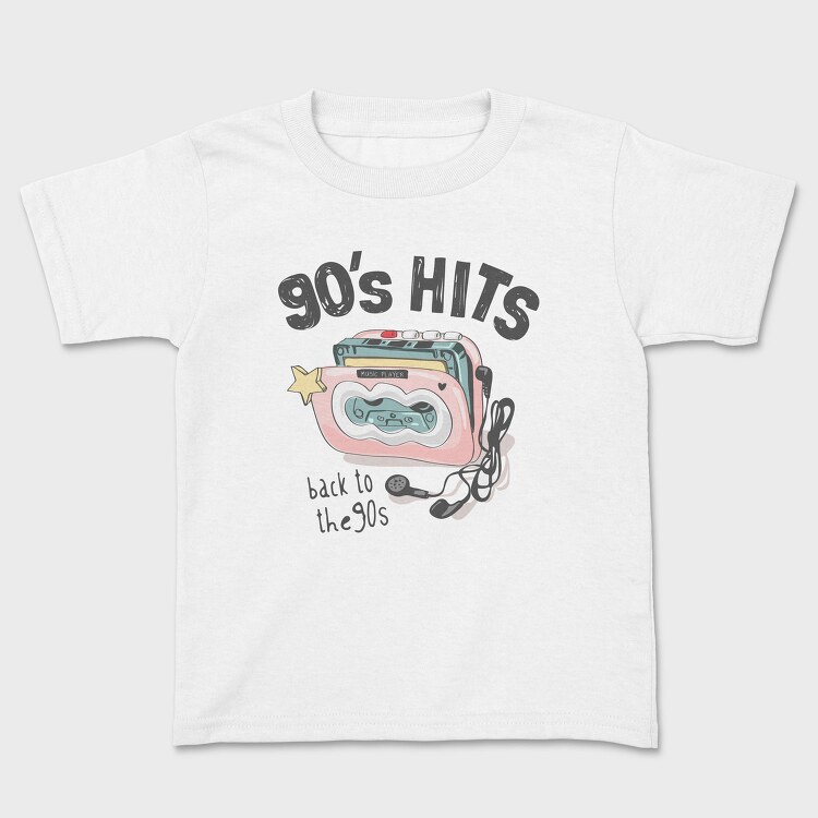 90s Boombox Vibes, Tricou Copii