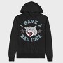 Bad Idea Cat, Hanorac Oversize Barbati (Unisex)