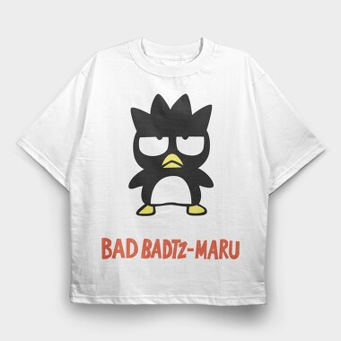 Bad Penguin Vibes, Tricou Oversize Barbati (Unisex)