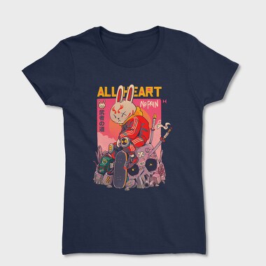 Bunny Warrior Vibes, Tricou Femei