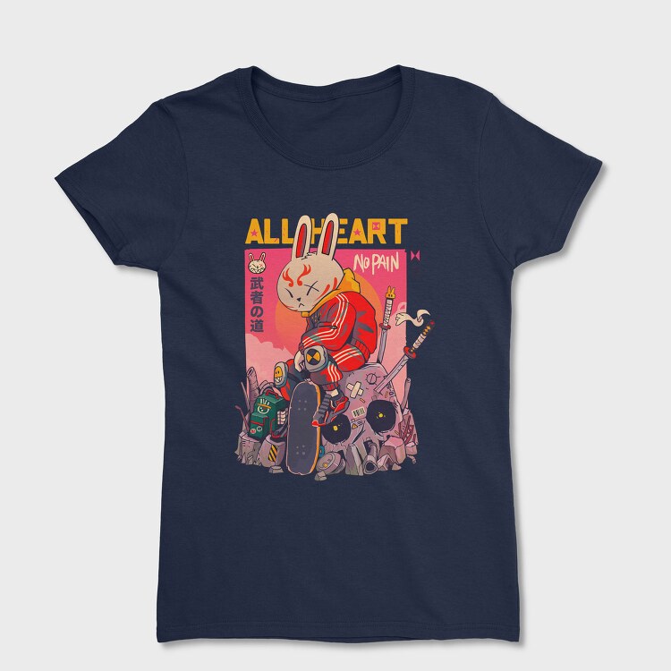 Bunny Warrior Vibes, Tricou Femei