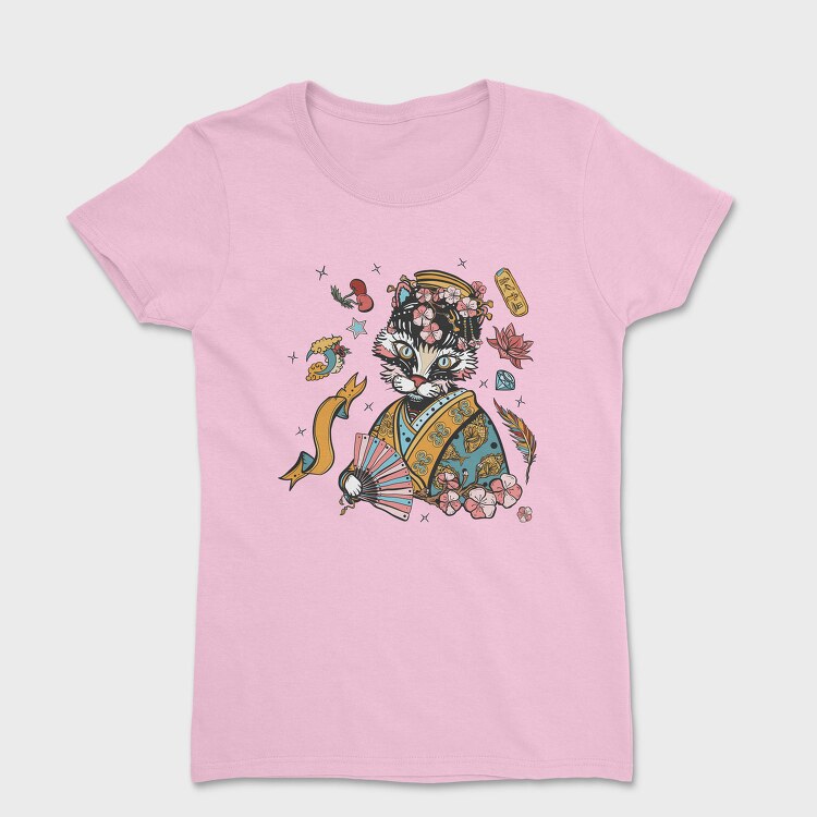 Cat Cherry Blossom, Tricou Femei