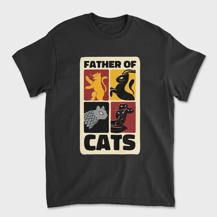 Catfather Of Cats, Tricou Barbati (Unisex)