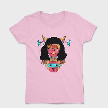 Cyber Pink Horns, Tricou Femei