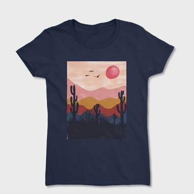 Desert Sunset Vibes, Tricou Femei