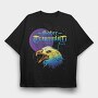 Eagle Moon Tranquility, Tricou Oversize Barbati (Unisex)