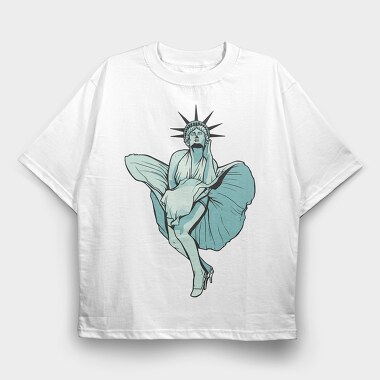 Dancing Muse, Tricou Oversize Barbati (Unisex)