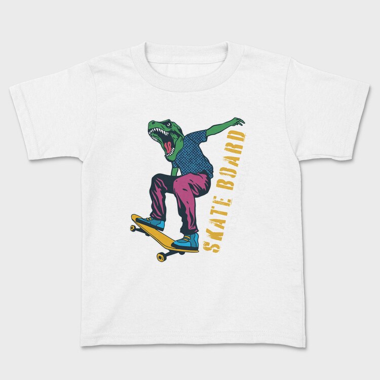 Dino Skate Vibes, Tricou Copii