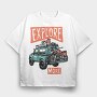 Explore More Adventure, Tricou Oversize Barbati (Unisex)