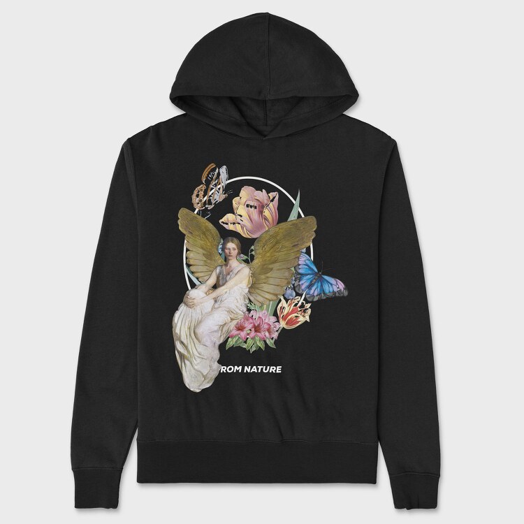 Fairy Wings Bloom, Hanorac Oversize Barbati (Unisex)