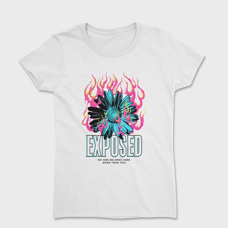 Flame Flower Exposed, Tricou Femei