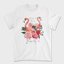 Flamingo Rose Beauty, Tricou Barbati (Unisex)