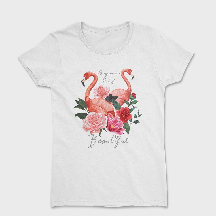 Flamingo Rose Beauty, Tricou Femei