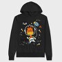 Giraffe Astronaut Fun, Hanorac Oversize Barbati (Unisex)
