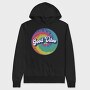 Good Vibes Circle, Hanorac Oversize Barbati (Unisex)