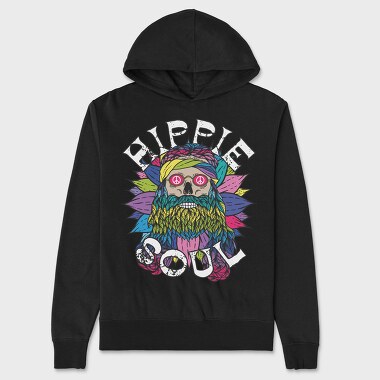 Hippie Soul Vibes, Hanorac Oversize Barbati (Unisex)