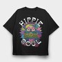 Hippie Soul Vibes, Tricou Oversize Barbati (Unisex)