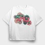 Love Not War Blooms, Tricou Oversize Barbati (Unisex)