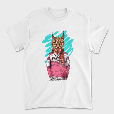 Lynx Sweater Scarf, Tricou Barbati (Unisex)