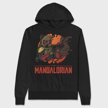 Mandalorian Warrior, Hanorac Oversize Barbati (Unisex)