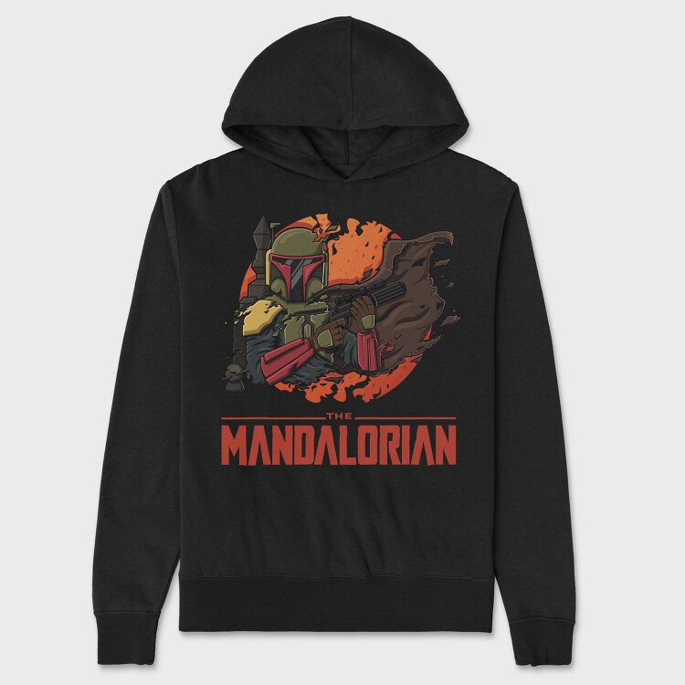 Mandalorian Warrior, Hanorac Oversize Barbati (Unisex)