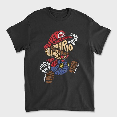 Mario Bros Adventure, Tricou Barbati (Unisex)