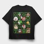 Mario Bros Streetwear, Tricou Oversize Barbati (Unisex)