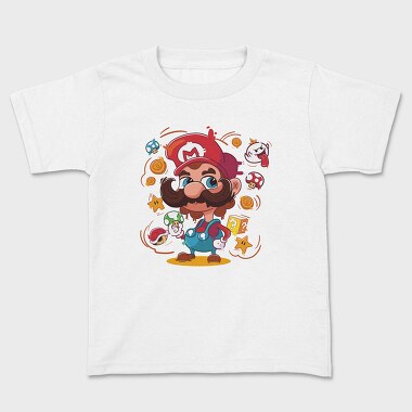 Mario Mustache Madness, Tricou Copii