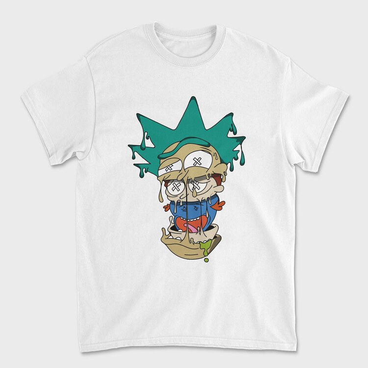 Melting Rick Crown, Tricou Barbati (Unisex)