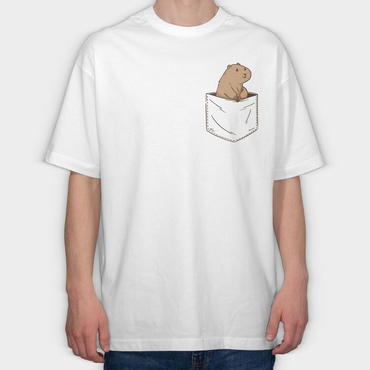 Pocket Prairie Dog, Tricou Oversize Barbati (Unisex)