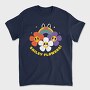 Flower Power Smiley, Tricou Barbati (Unisex)