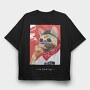French Bulldog Cool, Tricou Oversize Barbati (Unisex)