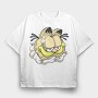 Garfields Grumpy Glam, Tricou Oversize Barbati (Unisex)
