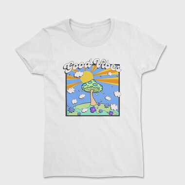 Good Vibes Mushroom, Tricou Femei