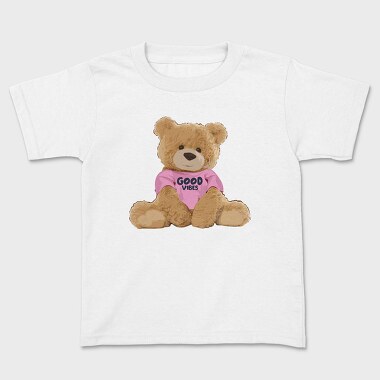 Good Vibes Teddy, Tricou Copii