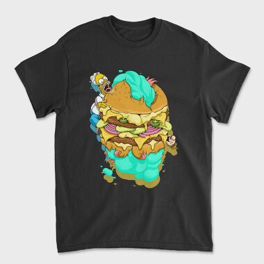 Hamburger Hugger, Tricou Barbati (Unisex)