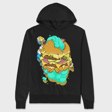 Hamburger Hugger, Hanorac Oversize Barbati (Unisex)