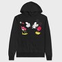 Mickey Minnie Love Affair, Hanorac Oversize Barbati (Unisex)