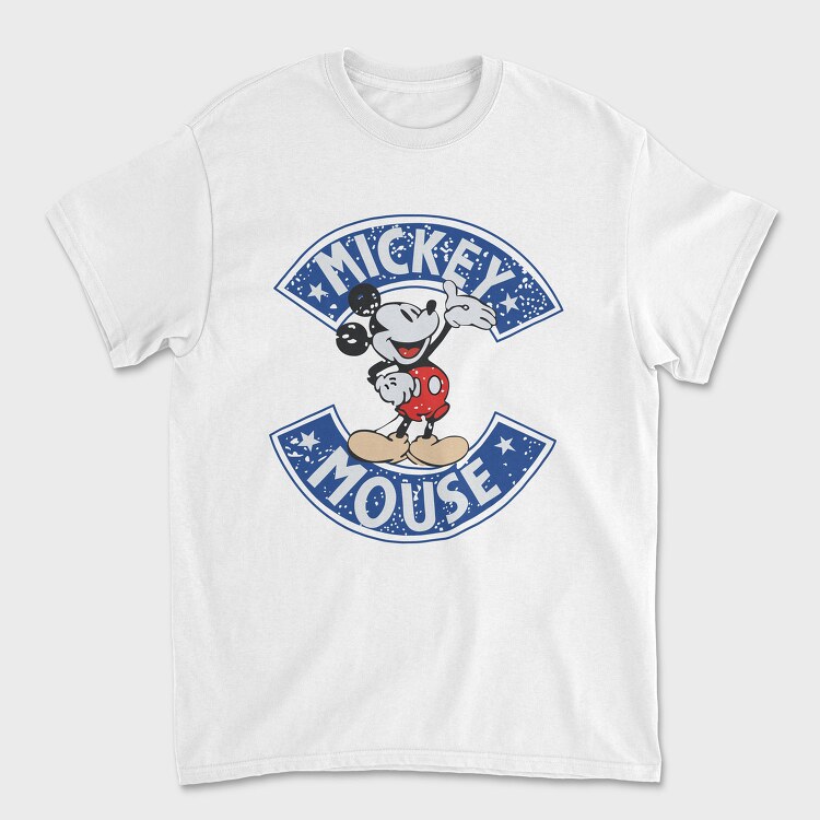 Mickey Mouse Emblem, Tricou Barbati (Unisex)