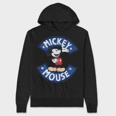 Mickey Mouse Emblem, Hanorac Oversize Barbati (Unisex)