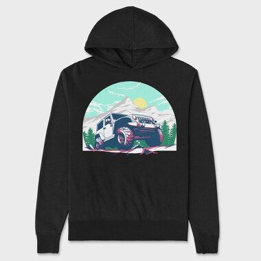 Mountain Beast Vibes, Hanorac Oversize Barbati (Unisex)