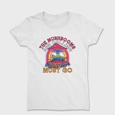 Mushroom Rainbow Call, Tricou Femei