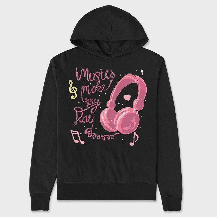 Music Maker Vibes, Hanorac Oversize Barbati (Unisex)