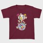 Panda Pop Art Blooms, Tricou Copii