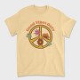 Peace Flower Vibes, Tricou Barbati (Unisex)