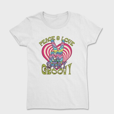 Peace Love Vibes, Tricou Femei